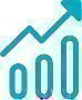 upward arrow and graph