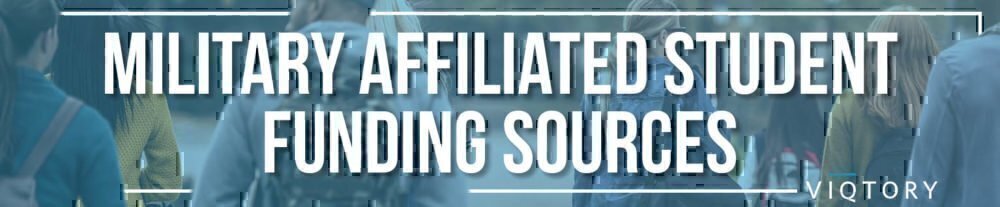 Military Affiliated Student Funding Sources Banner
