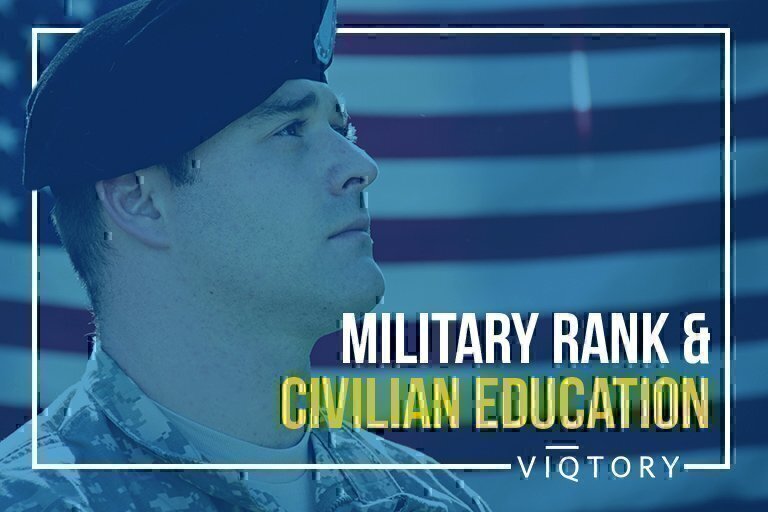 Military Ranks and Civilian Education