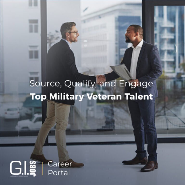 Source, qualify, and engage top military veteran talent through the G.I. Jobs Career Portal